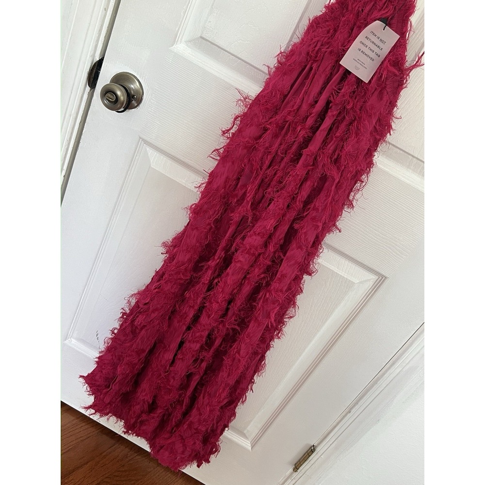 Cult Gaia Theia Dress XS Peony Pink Cutout Maxi Dress Resort Vacation Wedding - Picture 4 of 11